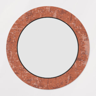 Etiquetas Dark Rust Art Lover Abstract Artist Painter