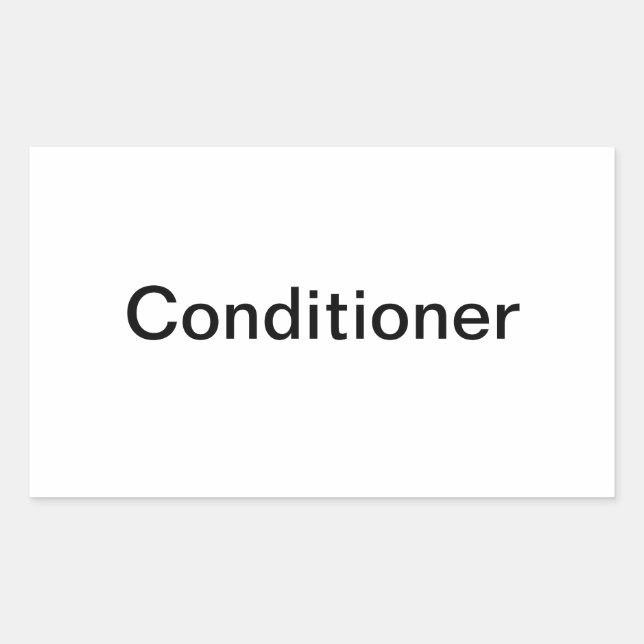 Etiquetas de acondicionador de pelo/ (Anverso)