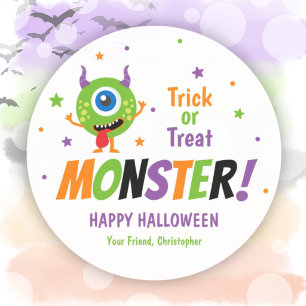 Etiquetas de adhesivos para fiestas de Halloween d