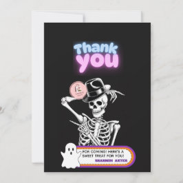 Etiquetas de agradecimiento de Halloween de fantas