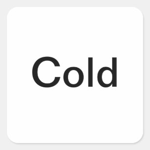 Etiquetas de ajuste de temperatura "fría"/