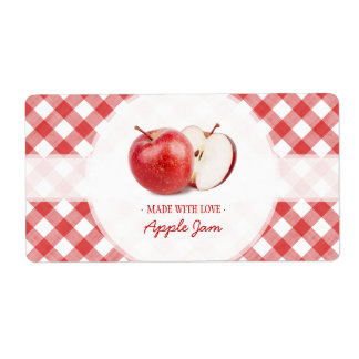 Etiquetas de Apple Jam Jelly o Applesaut