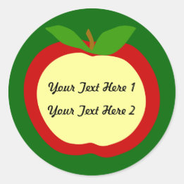 Etiquetas de Apple para cocina o aula