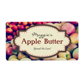 Etiquetas de Apple personalizado para hacer pan