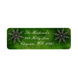 Etiquetas de árbol de Navidad verde