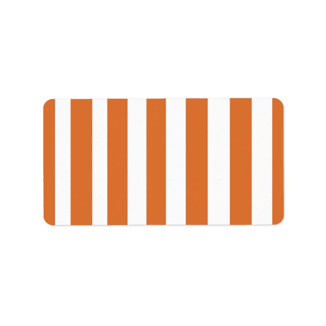 Etiquetas de barras naranjas (Frente)