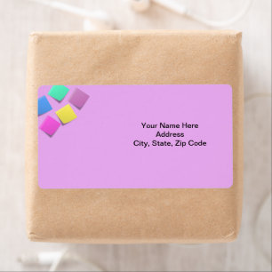 Etiquetas de bloques de color