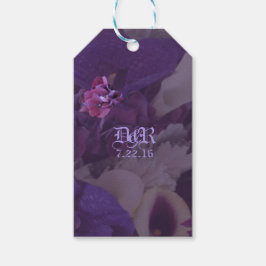 Etiquetas de Boda floral imperial