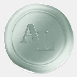 Etiquetas de bodas de mono de semilla de cera Euca