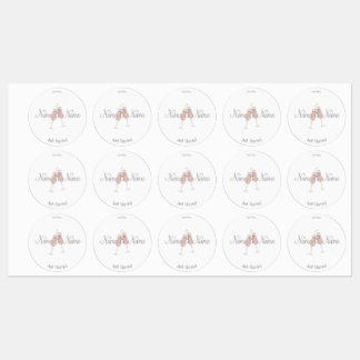 Etiquetas de bodas para regalos de tarjetas Gracia