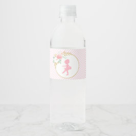 Etiquetas de botella de agua de cumpleaños de bail