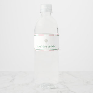 Etiquetas de botella de agua de cumpleaños para el