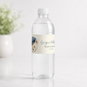 Etiquetas de botella de agua para baby shower de g