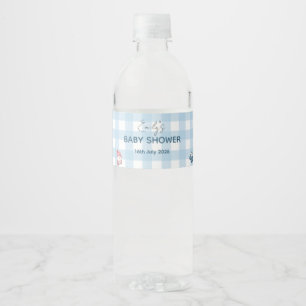 Etiquetas de botella de agua para baby shower de i