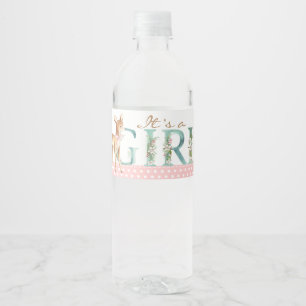 Etiquetas de botella de agua para baby shower de n