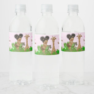 Etiquetas de botella de agua para baby shower de S