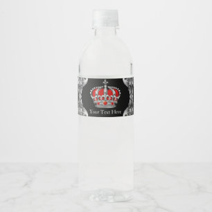Etiquetas de botella de agua para baby shower del