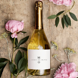 Etiquetas de Botella de Boda | Etiqueta de Champán