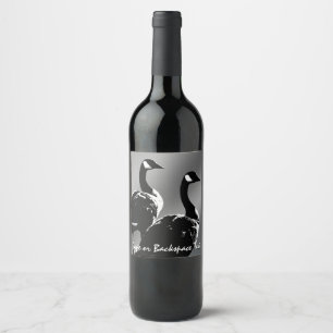 Etiquetas de botella de ganso para ganso de oro de