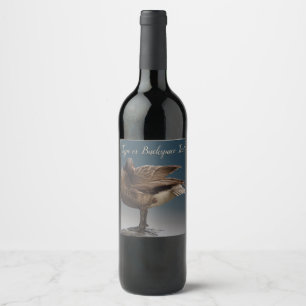Etiquetas de botella de ganso para ganso de oro de