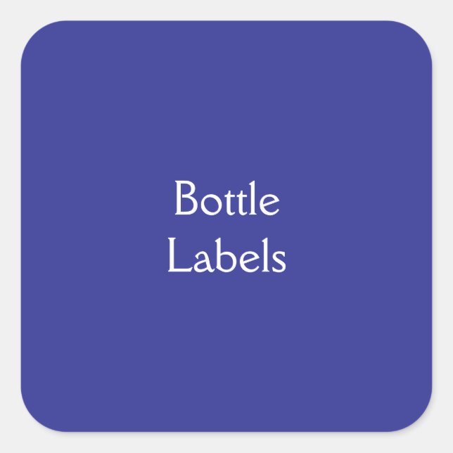 Etiquetas de Botellas (Anverso)