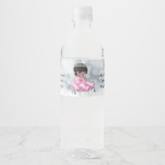 Etiquetas de botellas de agua Baby Shower, Wonderl