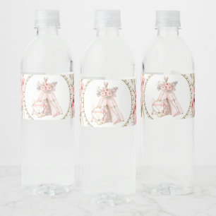 Etiquetas de botellas de agua de Baby Shower de Te