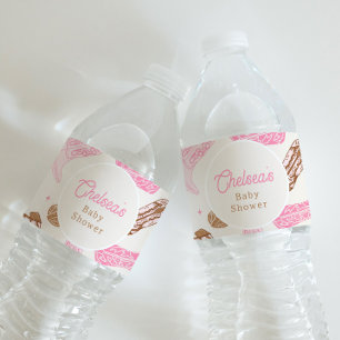 Etiquetas de botellas de agua de Baby Shower Occid