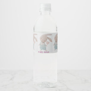 Etiquetas de botellas de agua de Baby Shower para
