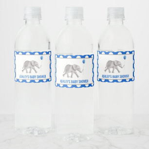Etiquetas de botellas de agua de Baby Shower para 
