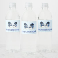 Etiquetas de botellas de agua de Baby Shower para 
