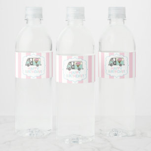 Etiquetas de Botellas de Agua de Cumpleaños de Hel