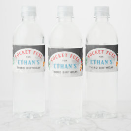 Etiquetas de botellas de agua de cumpleaños para e