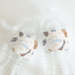 Etiquetas de botellas de agua occidentales