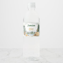 Etiquetas de Botellas de Agua One Happy Camper