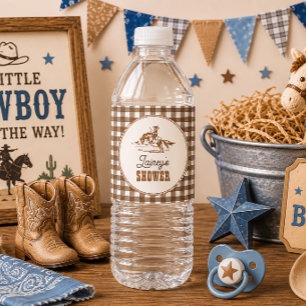 Etiquetas de Botellas de Agua para Baby Shower de