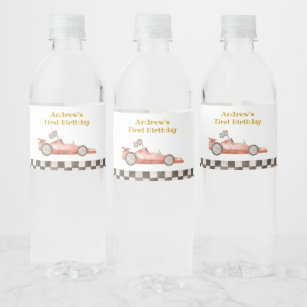 Etiquetas de botellas de agua para coches de Carre
