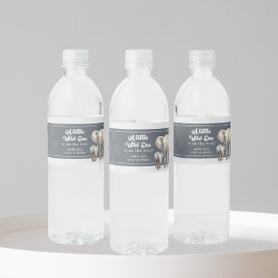 Etiquetas de botellas de agua para Elefante Safari