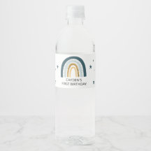 Etiquetas de botellas de agua para fiesta de cumpl