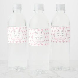 Etiquetas de botellas de agua para fiesta de cumpl