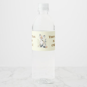 Etiquetas de Botellas de Agua para Primera Cumplea