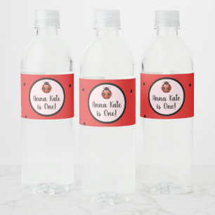 Etiquetas de botellas de agua personalizadas Ladyb