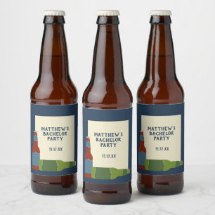 Etiquetas de Botellas de Cerveza con Mensaje Perso