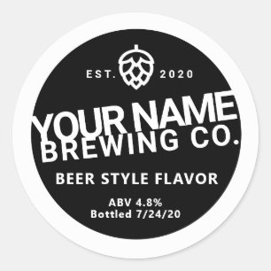 Etiquetas de botellas de cerveza personalizado - C