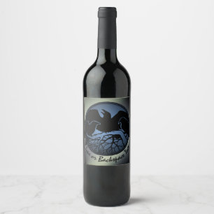 Etiquetas de botellas de raven personalizadas Etiq