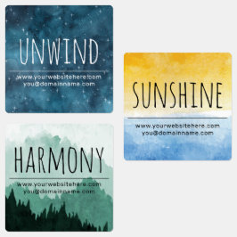 Etiquetas de botellas de rollo de aceite esenciale