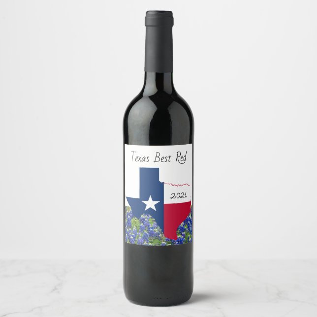 Etiquetas de botellas de vino personalizadas (Anverso)