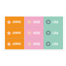 Etiquetas de caja de almuerzo personalizadas Cute