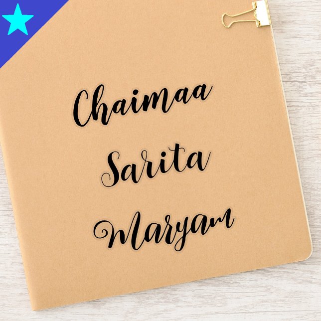 Etiquetas de Calcomanías Personalizadas de Vinilo, (Personalized Stickers
Vinyl Decal Stickers
Custom Name Stickers
Laptop Stickers
Water Bottle )