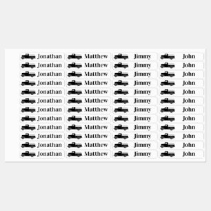 Etiquetas De Camión De Hierro